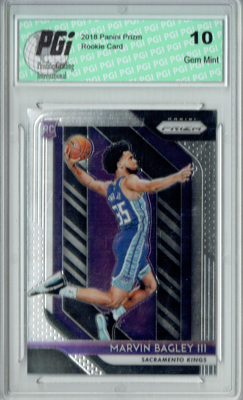 Marvin Bagley III 2018 Panini Prizm #181 Rookie Card PGI 10