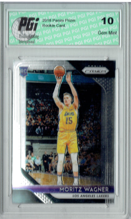 Moritz Wagner 2018 Panini Prizm #284 Rookie Card PGI 10