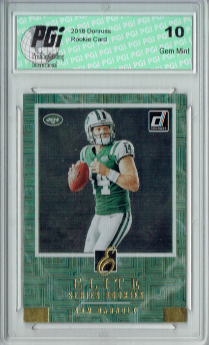 Sam Darnold 2018 Donruss #ESR-1 The Elite Series SP Rookie Card PGI 10