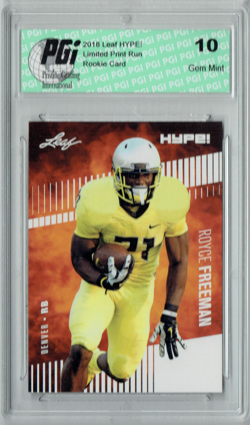 Baker Mayfield Rookie Card PGI 10 Gem Mint Football Trading Card 2018 Leaf HYPE! (21 Cards) Only 5000 Made