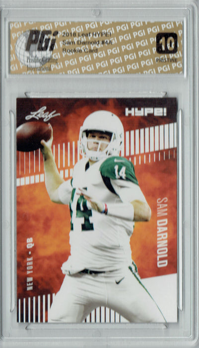 Sam Darnold 2018 Leaf HYPE! #4A PRISTINE 10 GEM MINT Rookie Card PGI 10