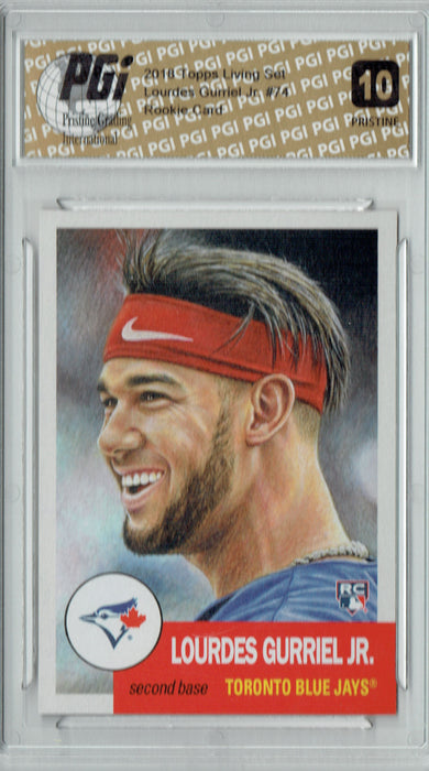 Lourdes Gurriel Jr. 2018 Topps Living Set #74 PRISTINE Rookie Card PGI 10