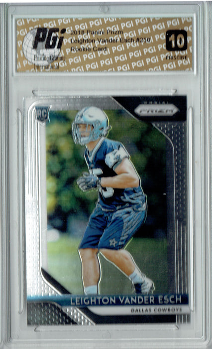 Leighton Vander Esch 2018 Panini Prizm #250 PRISTINE Rookie Card PGI 10