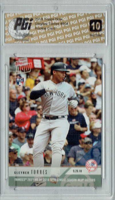 Gleyber Torres 2018 Topps Now #804 PRISTINE Rookie Card PGI 10