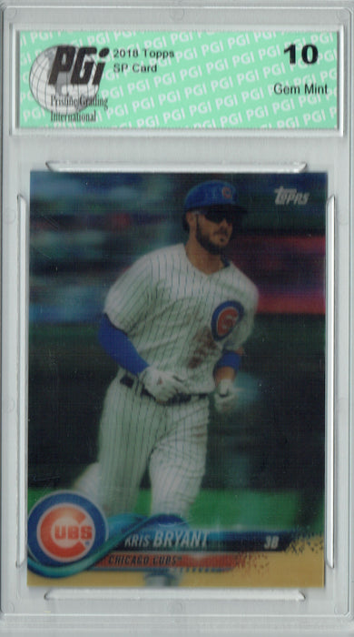 Kris Bryant 2018 Topps On Demand 3D #95 Only 269 Made Card PGI 10