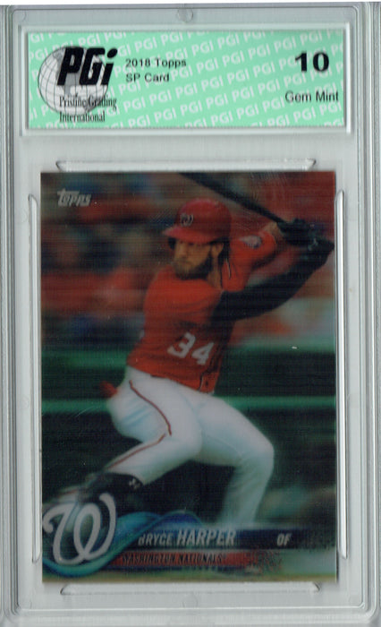 Bryce Harper 2018 Topps On Demand 3D #87 Only 269 Made Card PGI 10