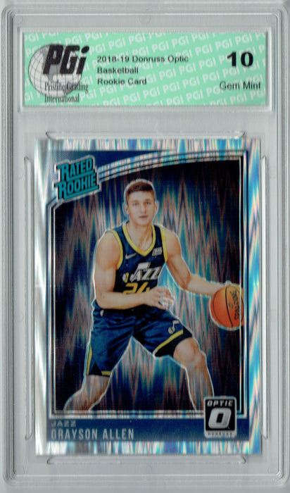 Grayson Allen 2018 Donruss Optic #156 Shock SP Rookie Card PGI 10