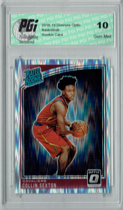 Collin Sexton 2018 Donruss Optic #180 Shock SP Rookie Card PGI 10