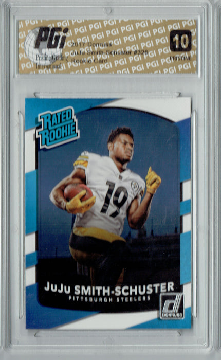 JuJu Smith-Schuster 2017 Donruss #326 PRISTINE Rookie Card PGI 10