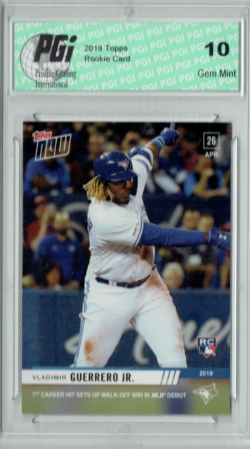 Vladimir Guerrero Jr. 2019 Topps Now #137 1st Topps Now Debut Rookie Card PGI 10