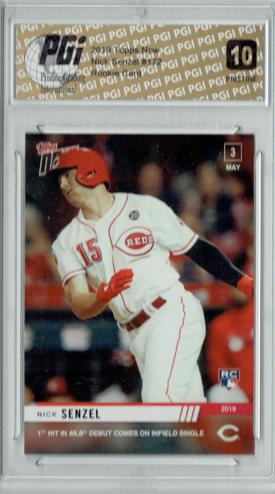 Nick Senzel 2019 Topps Now #172 PRISTINE Rookie Card PGI 10