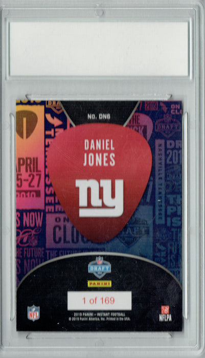 Daniel Jones 2019 Panini Instant #DN6 Draft Night 1 of 169 Rookie Card PGI 10