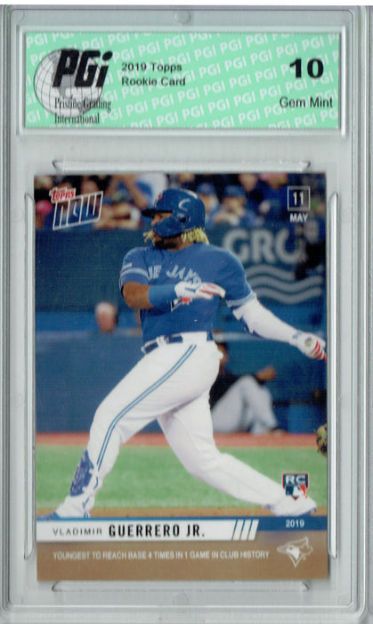 Vladimir Guerrero Jr. 2019 Topps Now #216 Only 1373 Made Rookie Card PGI 10