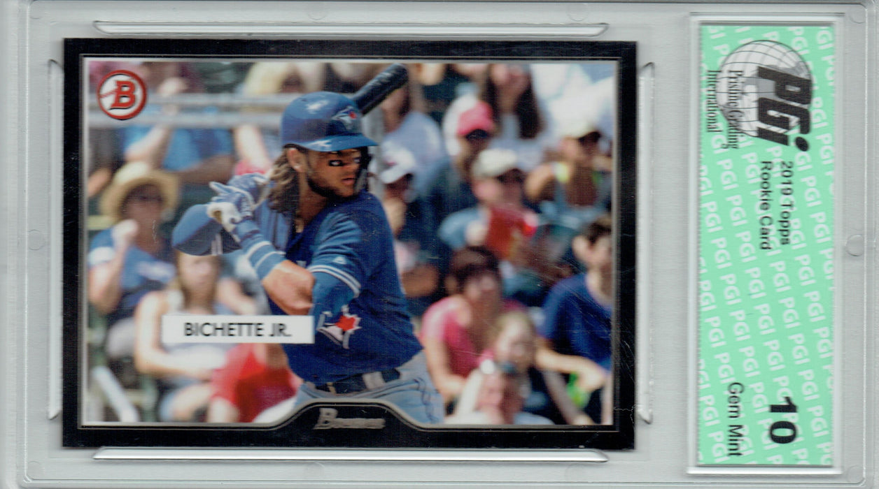 Bo Bichette 2019 Topps #7 55 Bowman SP 2500 Made Rookie Card PGI 10