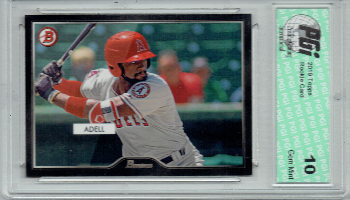 Jo Adell 2019 Topps #8 55 Bowman SP 2500 Made Rookie Card PGI 10