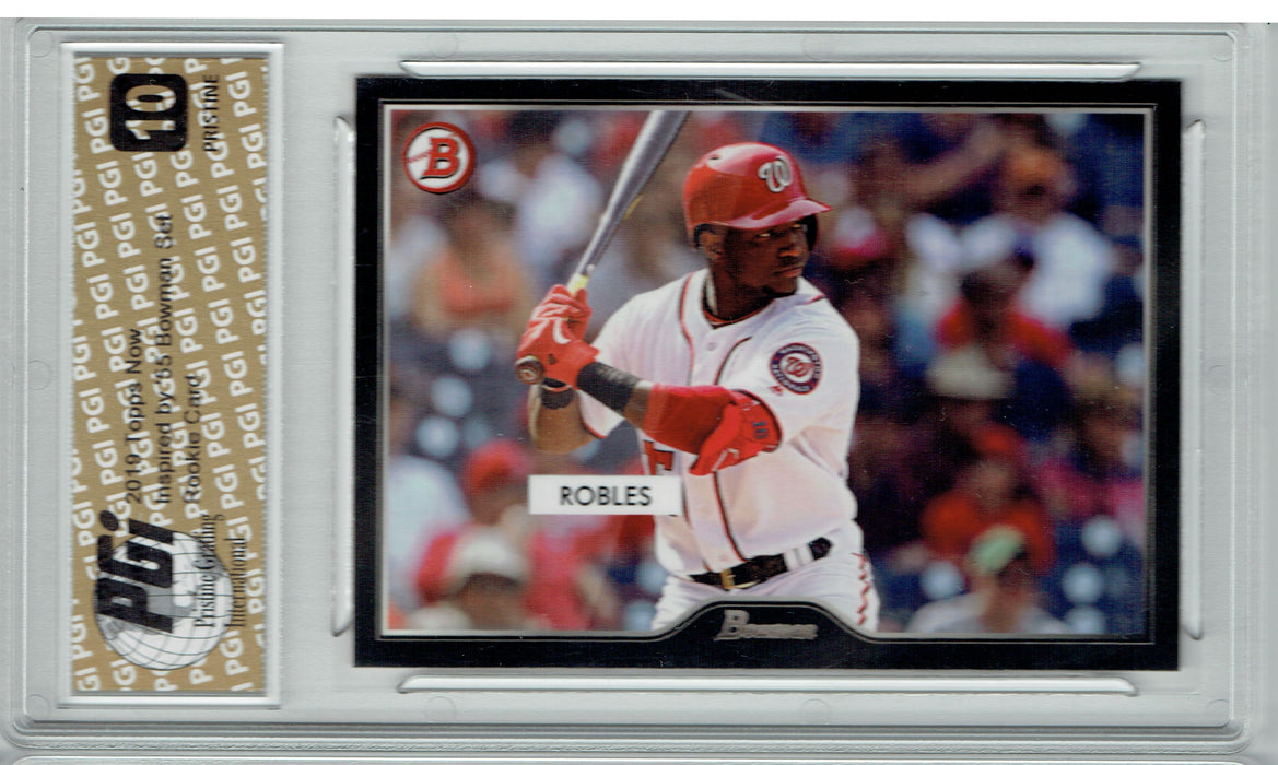 Victor Robles 2019 Topps #6 55 Bowman PRISTINE Rookie Card PGI 10