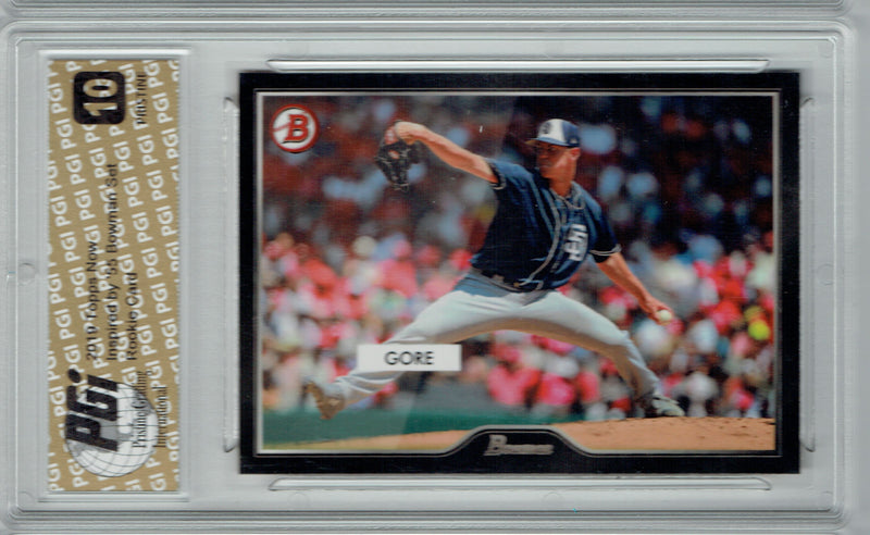 MacKenzie Gore 2019 Topps #29 55 Bowman PRISTINE Rookie Card PGI 10