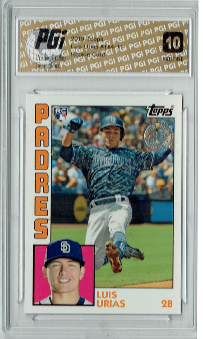 Luis Urias 2019 Topps #T84-11 1984 SP PRISTINE Rookie Card PGI 10