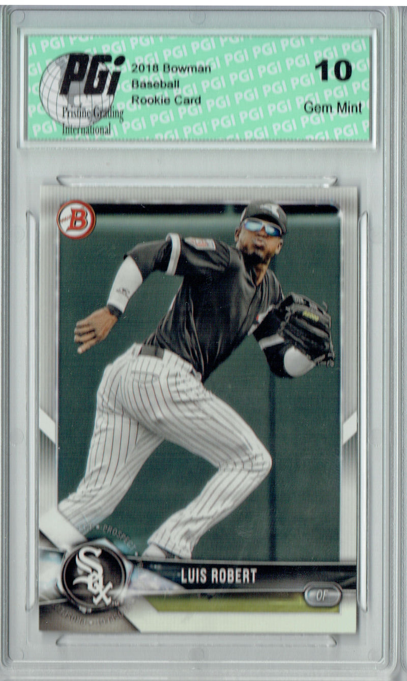 Luis Robert 2018 Bowman #BD-188 Rookie Card PGI 10