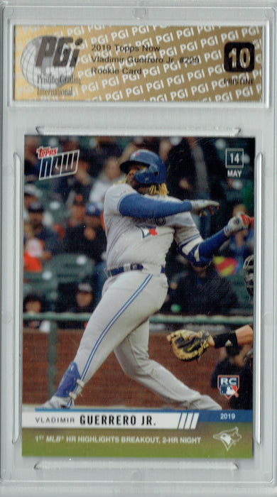 Vladimir Guerrero Jr. 2019 Topps Now #229 PRISTINE Rookie Card PGI 10