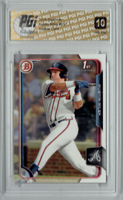 Austin Riley 2015 Bowman #157 PRISTINE Rookie Card PGI 10