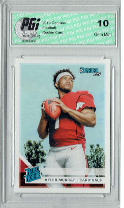 Kyler Murray 2019 Donruss #302 Rated Rookie Rookie Card PGI 10