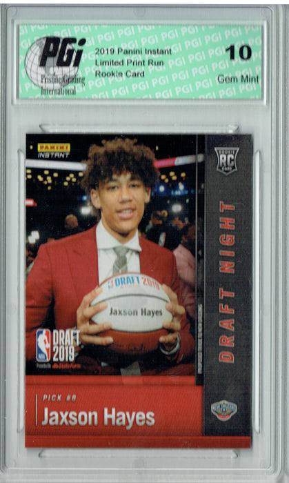 Jaxson Hayes 2019 Panini Instant #DN-JH 1 of 72 Made Rookie Card PGI 10