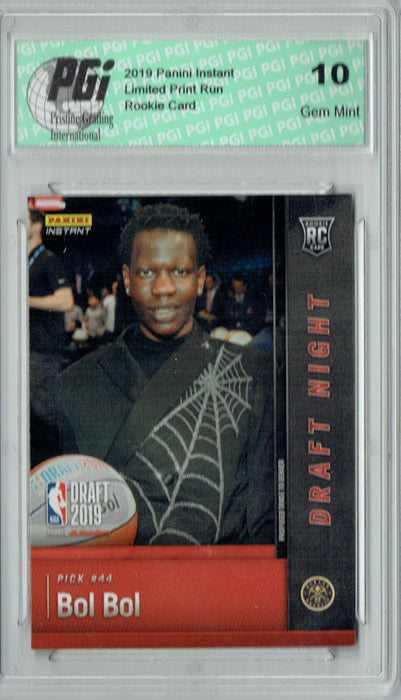 Bol Bol 2019 Panini Instant #DN-BB 1 of  181 Made Rookie Card PGI 10