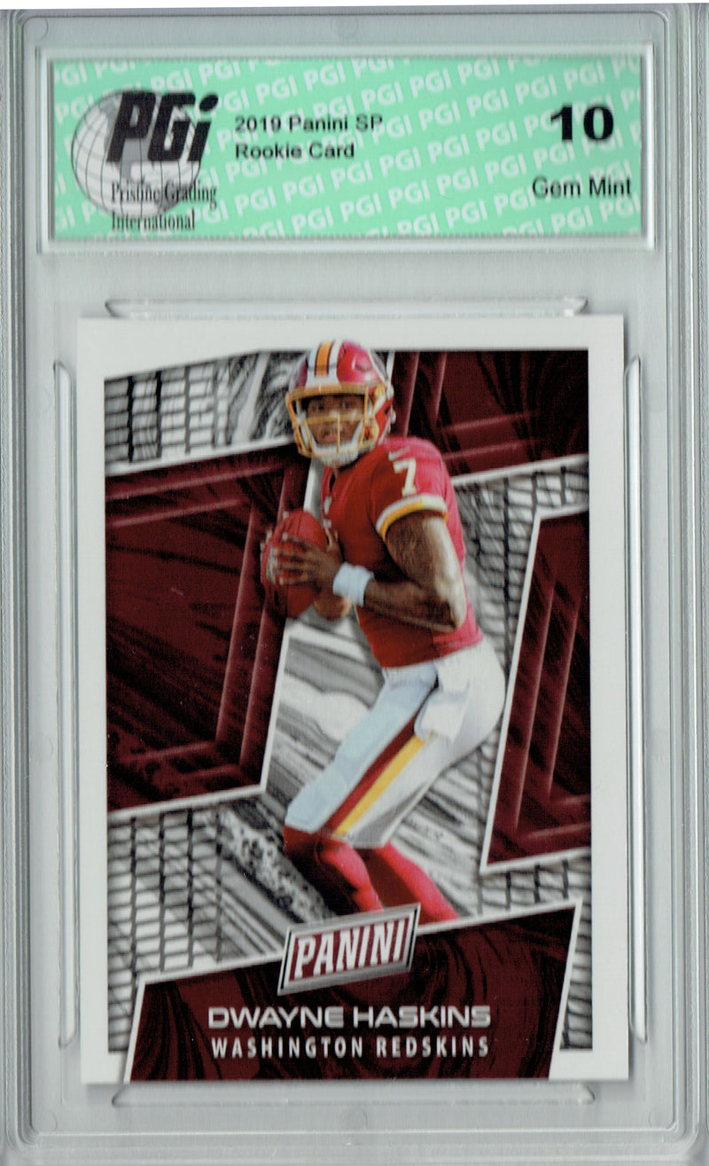 Dwayne Haskins 2019 Panini VIP #DH SP Rookie Card PGI 10
