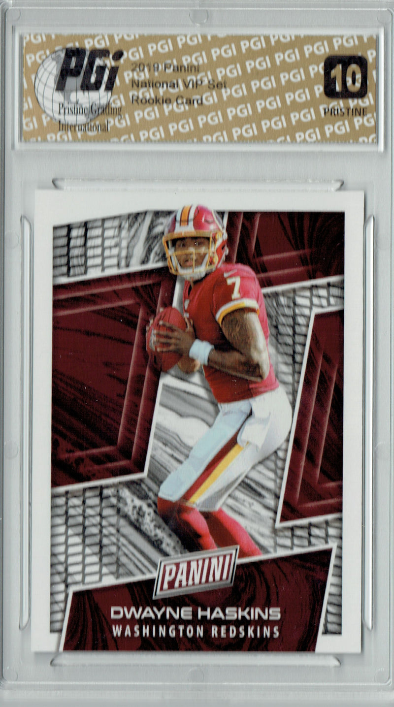 Dwayne Haskins 2019 Panini VIP #DH PRISTINE Rookie Card PGI 10