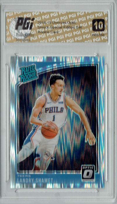 Landry Shamet 2018 Donruss Optic Shock #158 PRISTINE Rookie Card PGI 10