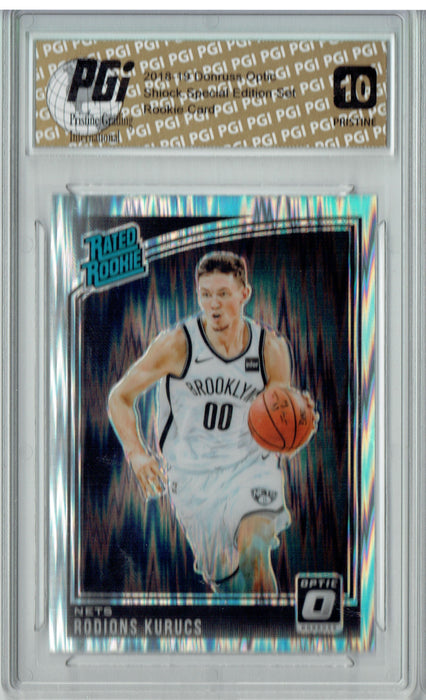 Rodions Kurucs 2018 Donruss Optic Shock #155 PRISTINE Rookie Card PGI 10