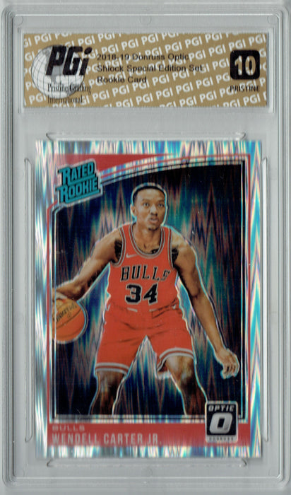 Wendell Carter Jr. 2018 Donruss Optic Shock #170 PRISTINE Rookie Card PGI 10