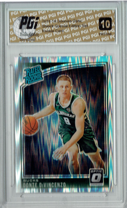 Donte DiVincenzo 2018 Donruss Optic Shock #164 PRISTINE Rookie Card PGI 10