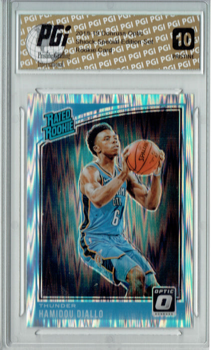 Hamidou Diallo 2018 Donruss Optic Shock #171 PRISTINE Rookie Card PGI 10