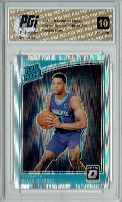 Jalen Brunson 2018 Donruss Optic Shock #179 PRISTINE Rookie Card PGI 10