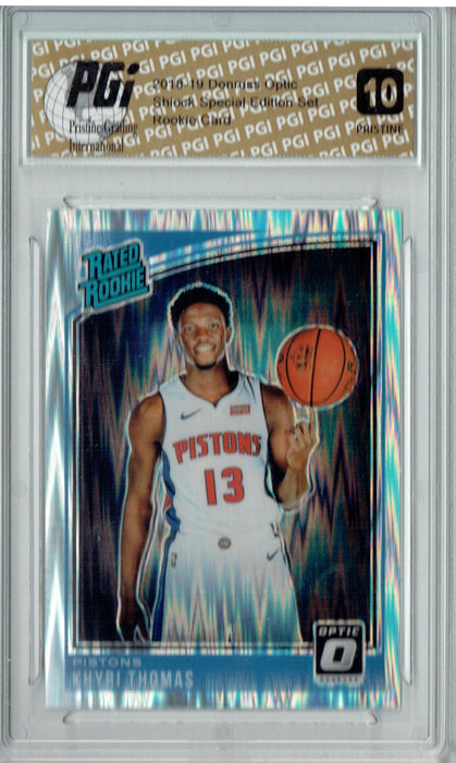 Khyri Thomas 2018 Donruss Optic Shock #173 PRISTINE Rookie Card PGI 10