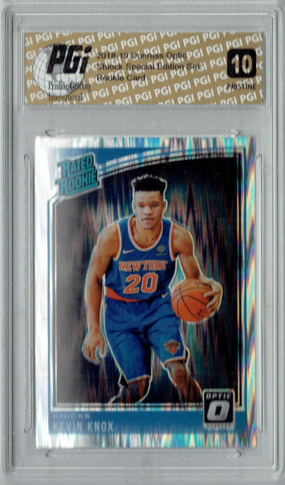 Kevin Knox 2018 Donruss Optic Shock #190 PRISTINE Rookie Card PGI 10