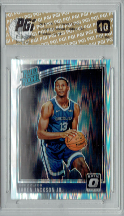 Jaren Jackson Jr. 2018 Donruss Optic Shock #188 PRISTINE Rookie Card PGI 10