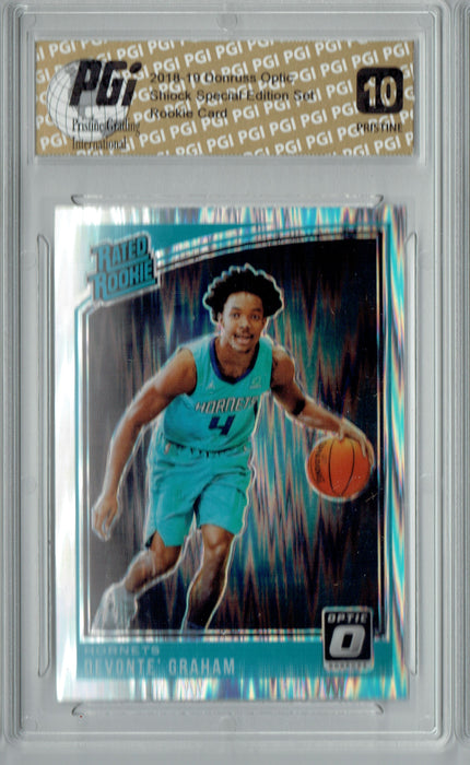 Devonte' Graham 2018 Donruss Optic Shock #189 PRISTINE Rookie Card PGI 10