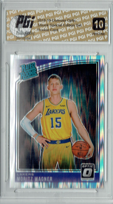 Moritz Wagner 2018 Donruss Optic Shock #197 PRISTINE Rookie Card PGI 10