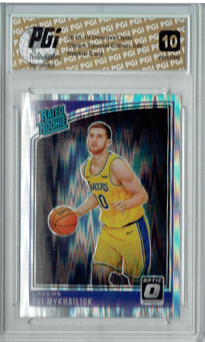 Svi Mykhailiuk 2018 Donruss Optic Shock #193 PRISTINE Rookie Card PGI 10