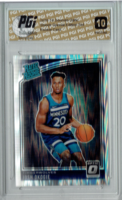 Josh Okogie 2018 Donruss Optic Shock #194 PRISTINE Rookie Card PGI 10