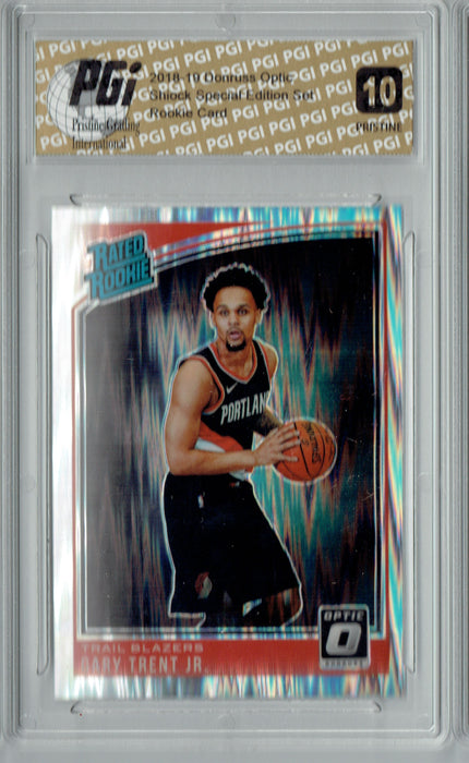 Gary Trent Jr. 2018 Donruss Optic Shock #199 PRISTINE Rookie Card PGI 10