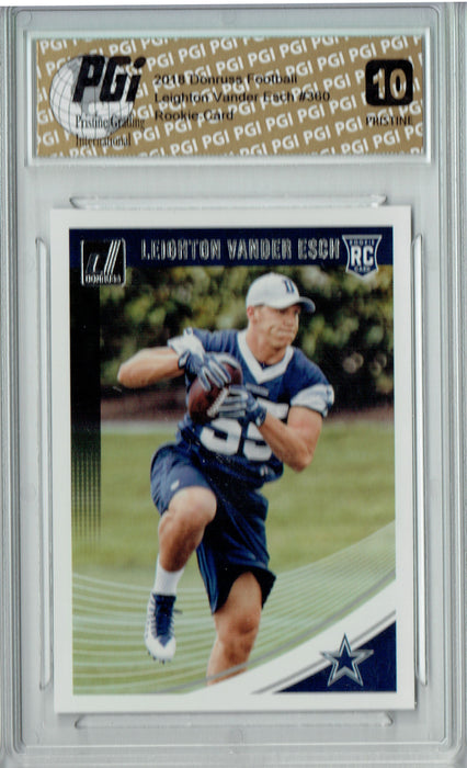 Leighton Vander Esch 2018 Donruss Football #360 PRISTINE Rookie Card PGI 10