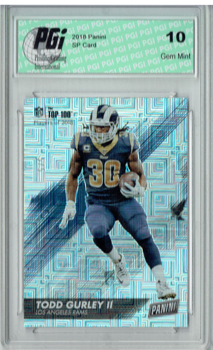 Todd Gurley 2018 Panini SP #6 Squares #5 of 5 Card PGI 10