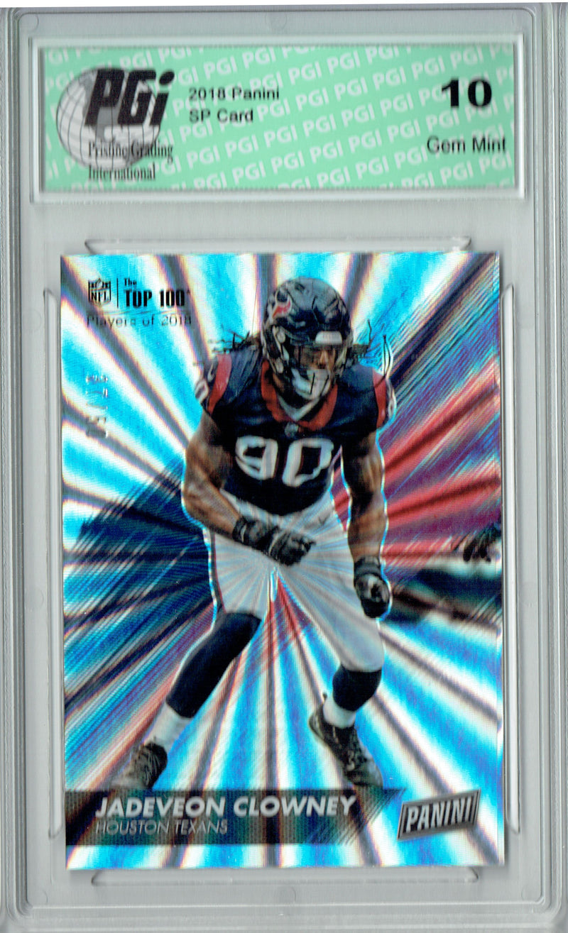 Jadeveon Clowney 2018 Panini SP #32 Lasers 50 Made Card PGI 10