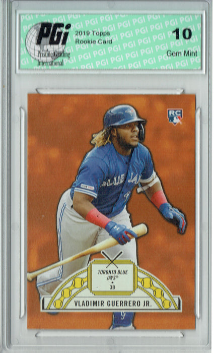 Vladimir Guerrero Jr. 2019 Topps #12 Montgomery '51 Ringside Rookie Card PGI 10