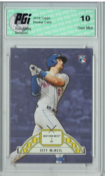 Jeff McNeil 2019 Topps #14 585 Montgomery '51 Ringside Rookie Card PGI 10