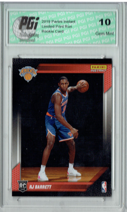 R.J. Barrett 2019 Panini Instant #FL-RJ First Look 1 of 1041 Rookie Card PGI 10